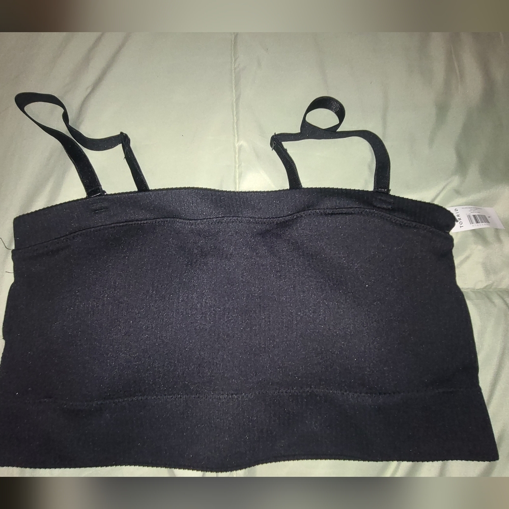 Torrid Unlined Seamless Rib Bandeau